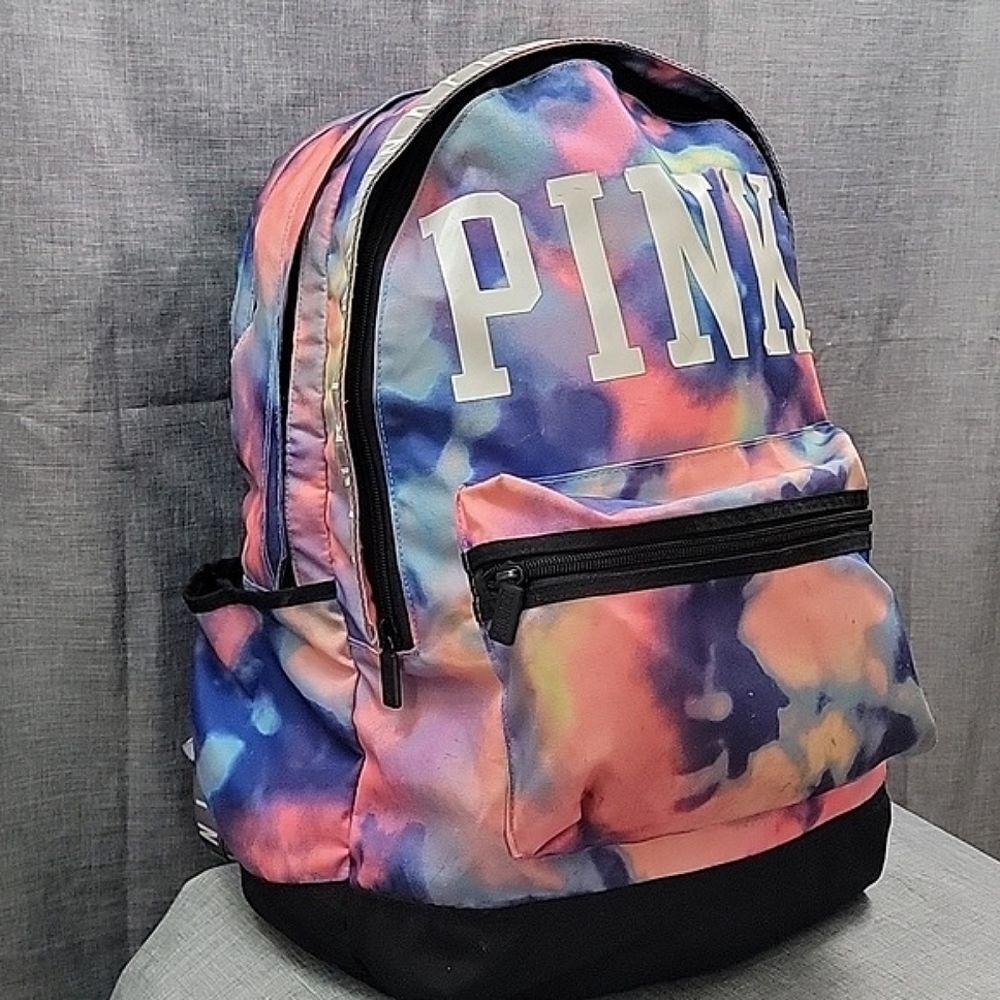 Victoria's Secret Pink Women's Campus Backpack Laptop Everyday Book Bag View 2